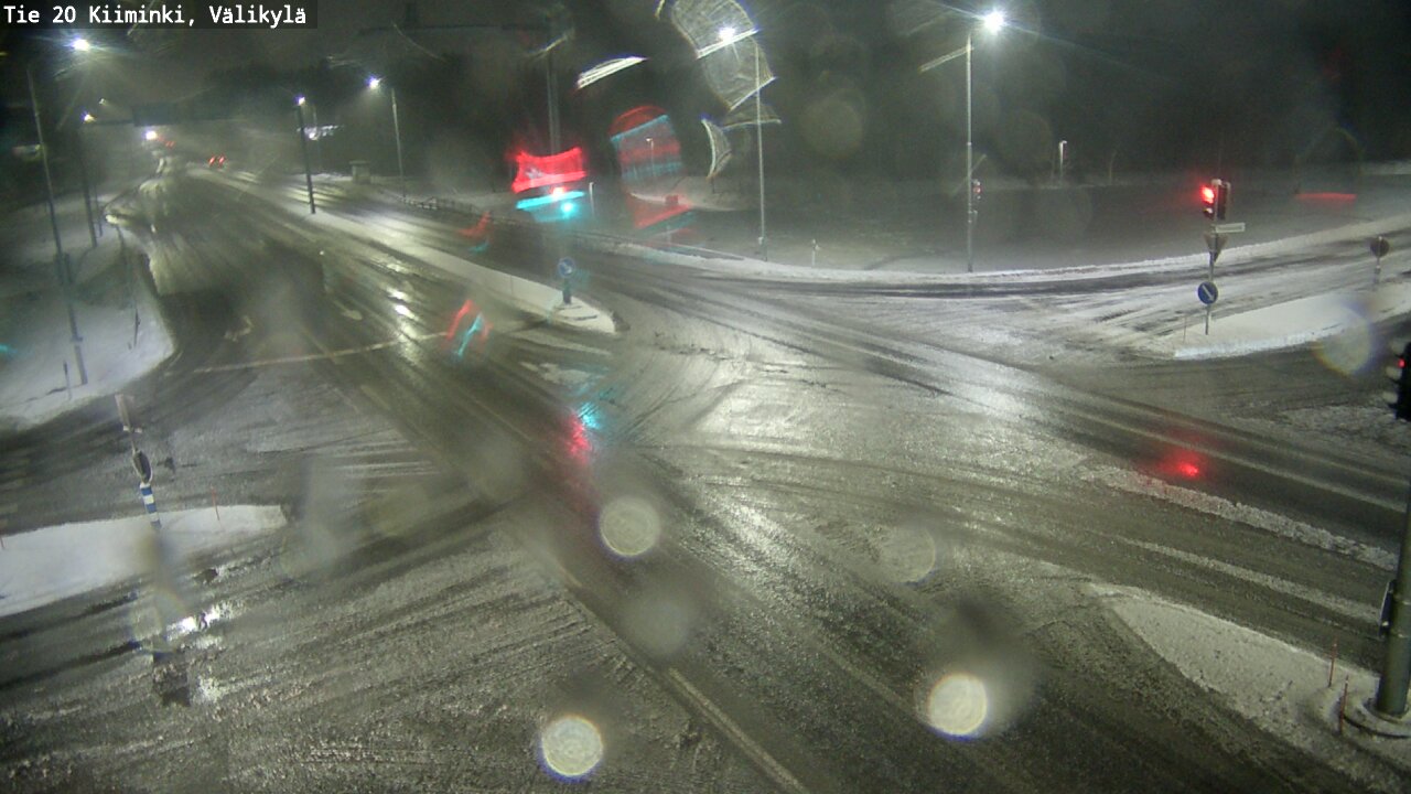 Weather Camera Image Väg 20 Uleåborg Kiiminki, Välikylä, Oulu, Pohjois-Pohjanmaa