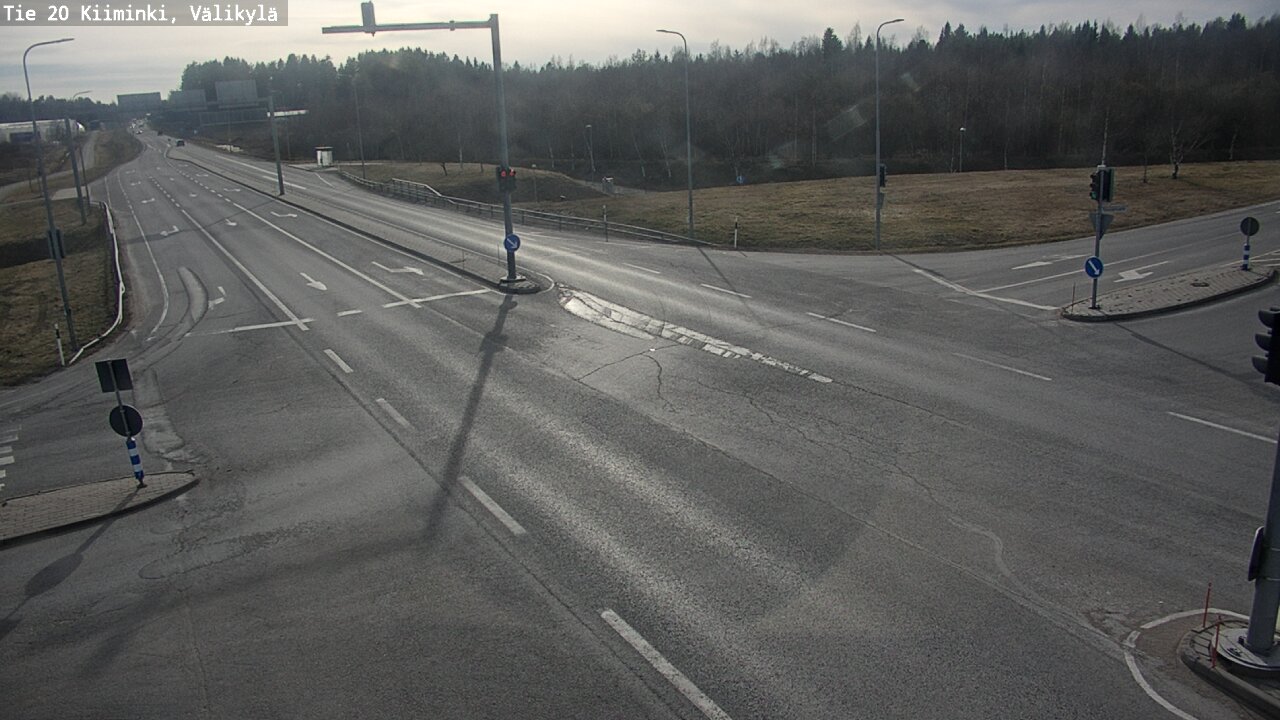 Weather Camera Image Road 20 Oulu Kiiminki, Välikylä, Oulu, Pohjois-Pohjanmaa
