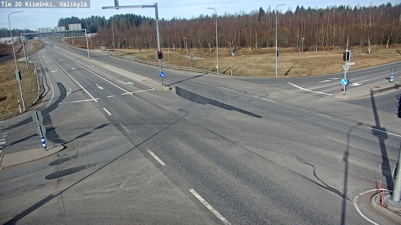 Weather Camera Image Road 20 Oulu Kiiminki, Välikylä, Oulu, Pohjois-Pohjanmaa