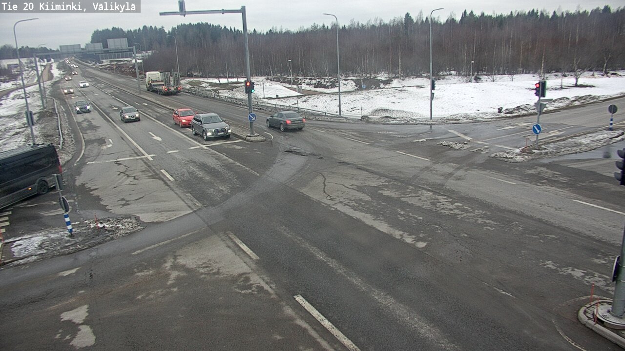Weather Camera Image Road 20 Oulu Kiiminki, Välikylä, Oulu, Pohjois-Pohjanmaa