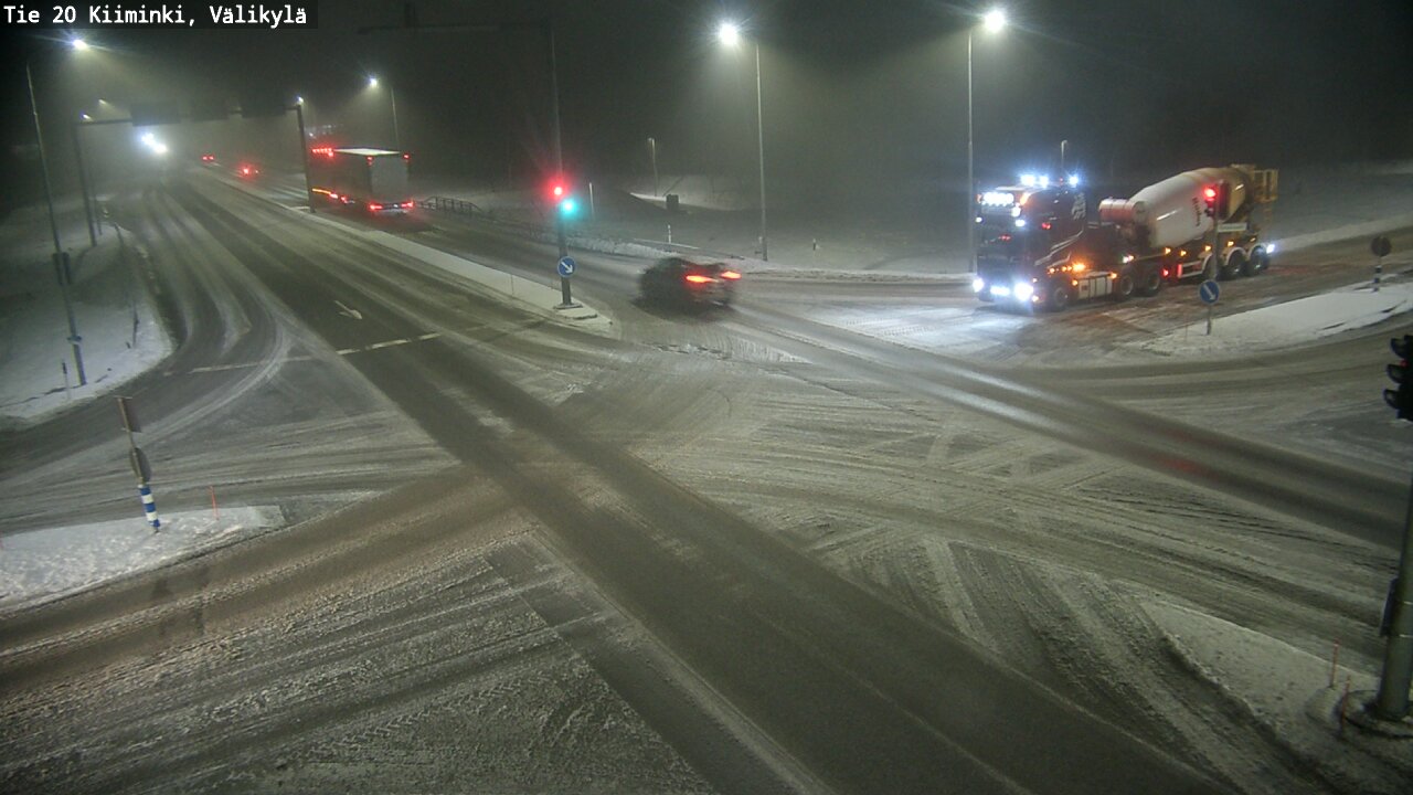 Weather Camera Image Road 20 Oulu Kiiminki, Välikylä, Oulu, Pohjois-Pohjanmaa
