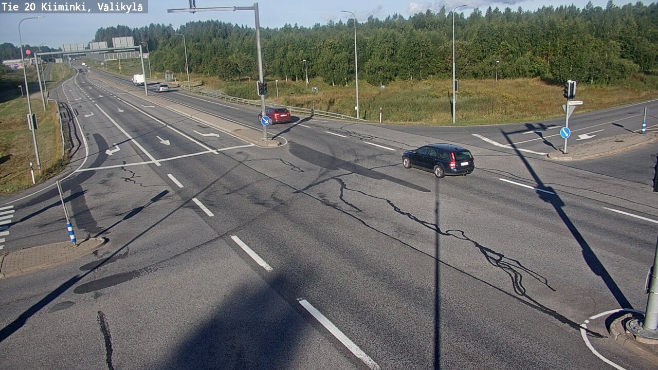 Weather Camera Image Road 20 Oulu Kiiminki, Välikylä, Oulu, Pohjois-Pohjanmaa