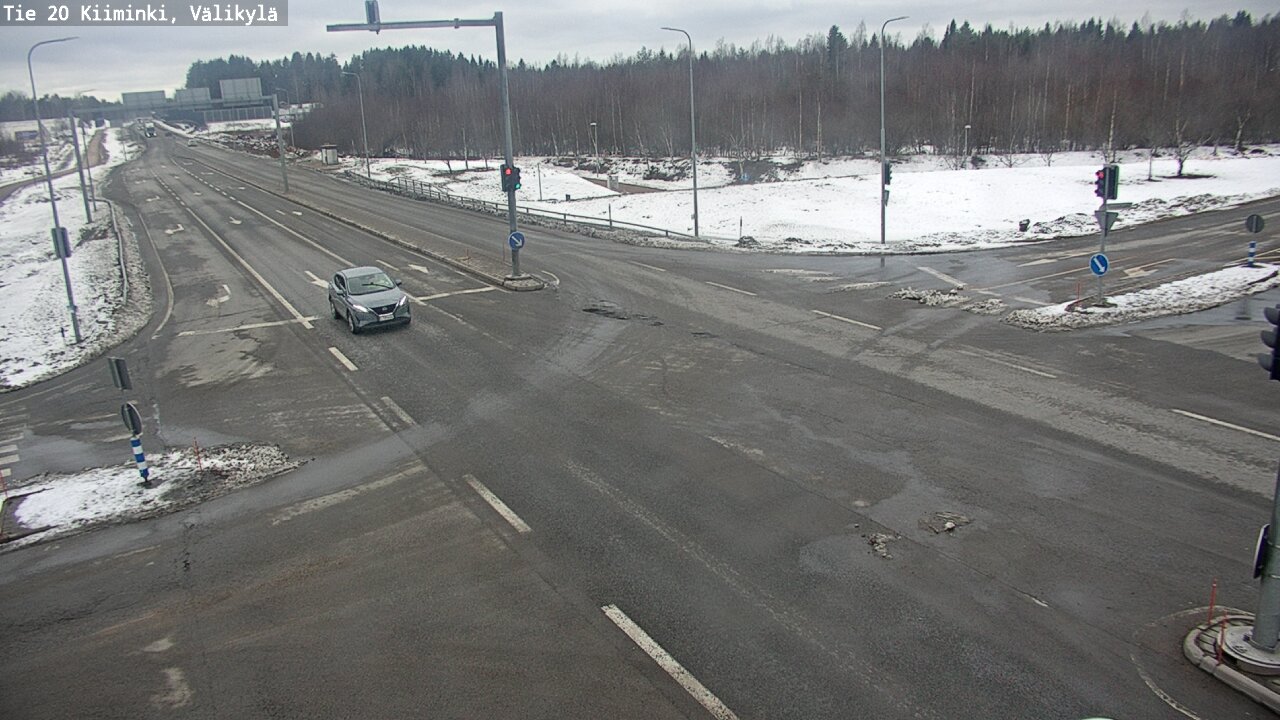 Weather Camera Image Road 20 Oulu Kiiminki, Välikylä, Oulu, Pohjois-Pohjanmaa