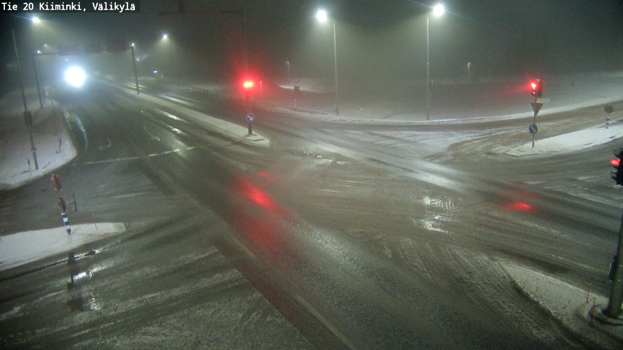 Weather Camera Image Väg 20 Uleåborg Kiiminki, Välikylä, Oulu, Pohjois-Pohjanmaa