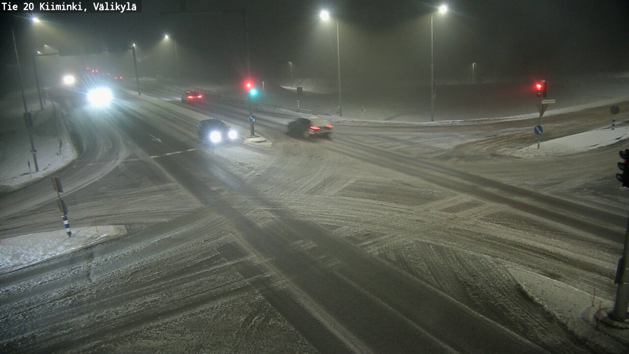 Weather Camera Image Road 20 Oulu Kiiminki, Välikylä, Oulu, Pohjois-Pohjanmaa