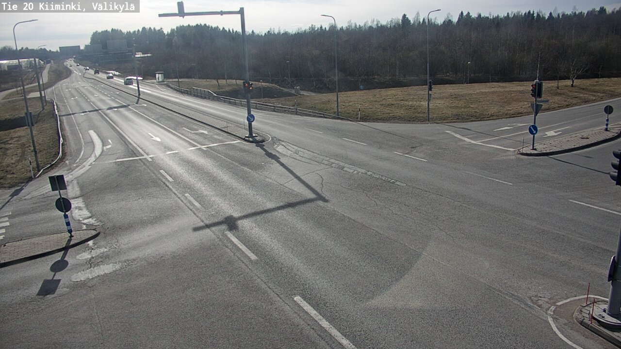 Weather Camera Image Road 20 Oulu Kiiminki, Välikylä, Oulu, Pohjois-Pohjanmaa