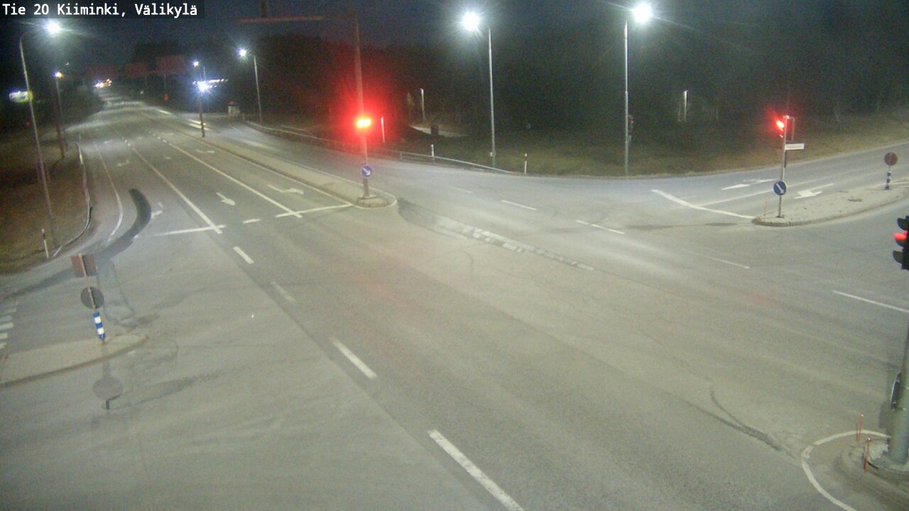 Weather Camera Image Road 20 Oulu Kiiminki, Välikylä, Oulu, Pohjois-Pohjanmaa