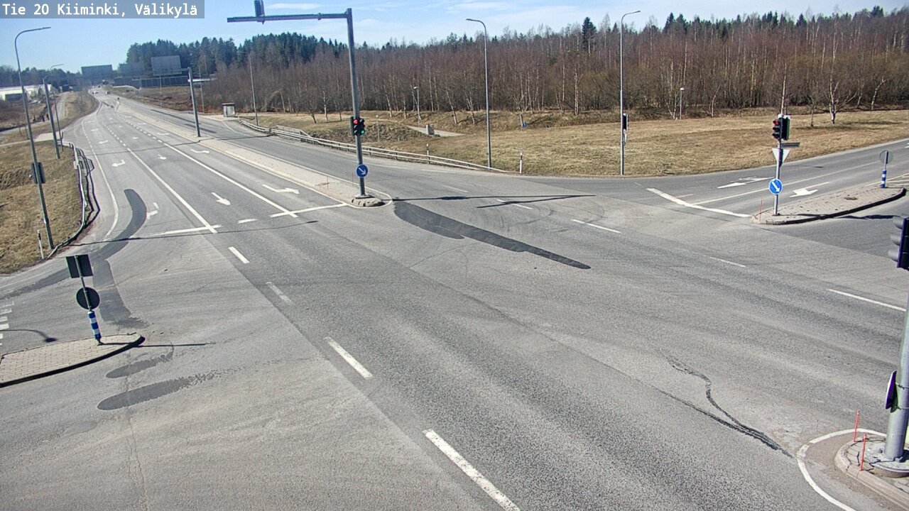Weather Camera Image Road 20 Oulu Kiiminki, Välikylä, Oulu, Pohjois-Pohjanmaa