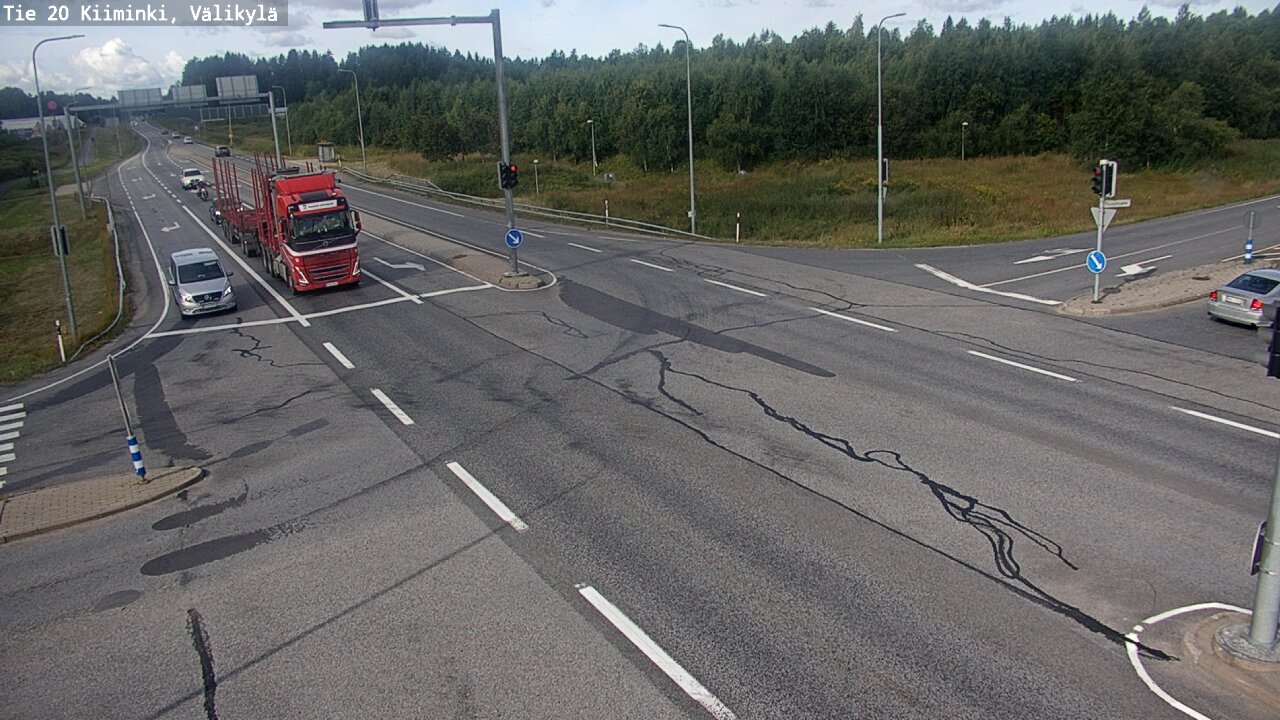 Weather Camera Image Road 20 Oulu Kiiminki, Välikylä, Oulu, Pohjois-Pohjanmaa