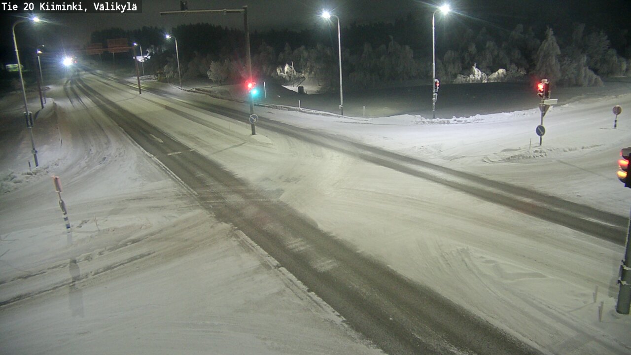 Weather Camera Image Road 20 Oulu Kiiminki, Välikylä, Oulu, Pohjois-Pohjanmaa