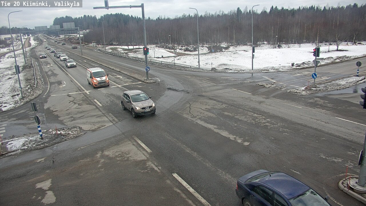 Weather Camera Image Road 20 Oulu Kiiminki, Välikylä, Oulu, Pohjois-Pohjanmaa