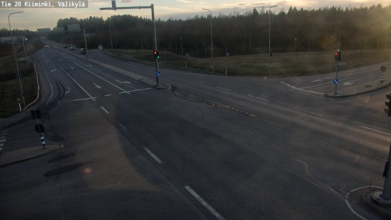 Weather Camera Image Road 20 Oulu Kiiminki, Välikylä, Oulu, Pohjois-Pohjanmaa