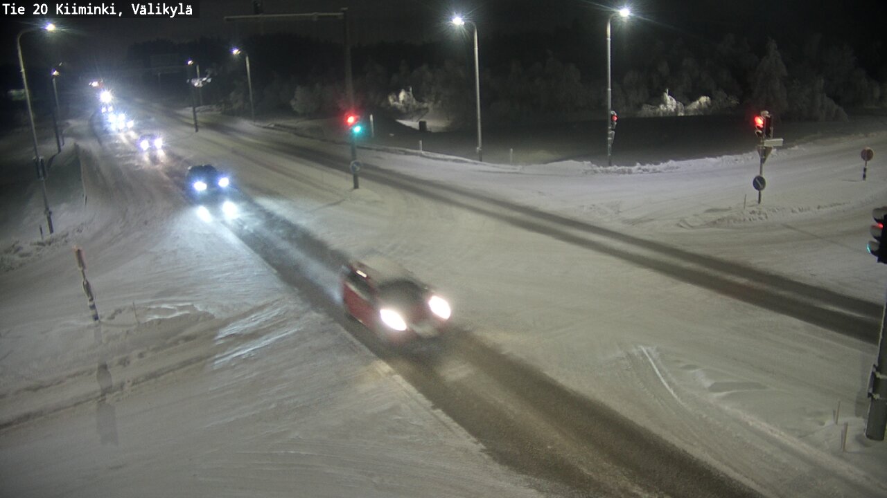 Weather Camera Image Road 20 Oulu Kiiminki, Välikylä, Oulu, Pohjois-Pohjanmaa