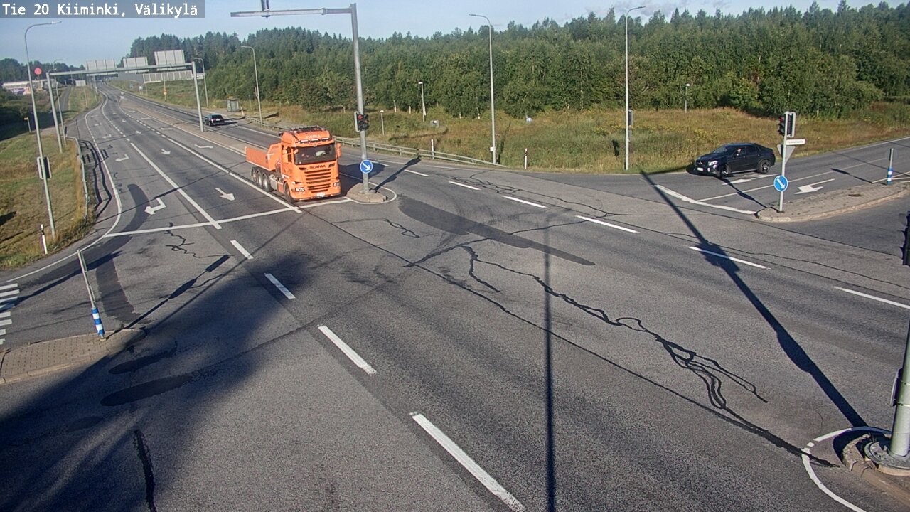 Weather Camera Image Road 20 Oulu Kiiminki, Välikylä, Oulu, Pohjois-Pohjanmaa