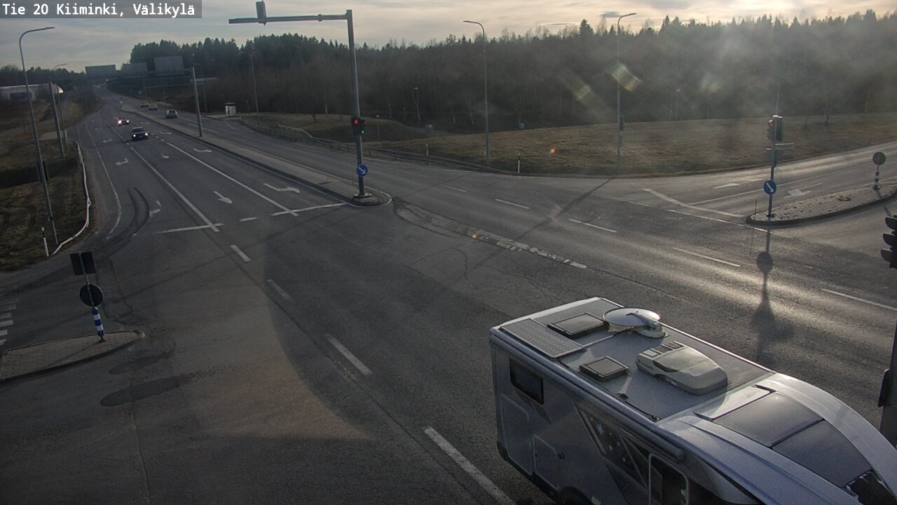 Weather Camera Image Road 20 Oulu Kiiminki, Välikylä, Oulu, Pohjois-Pohjanmaa