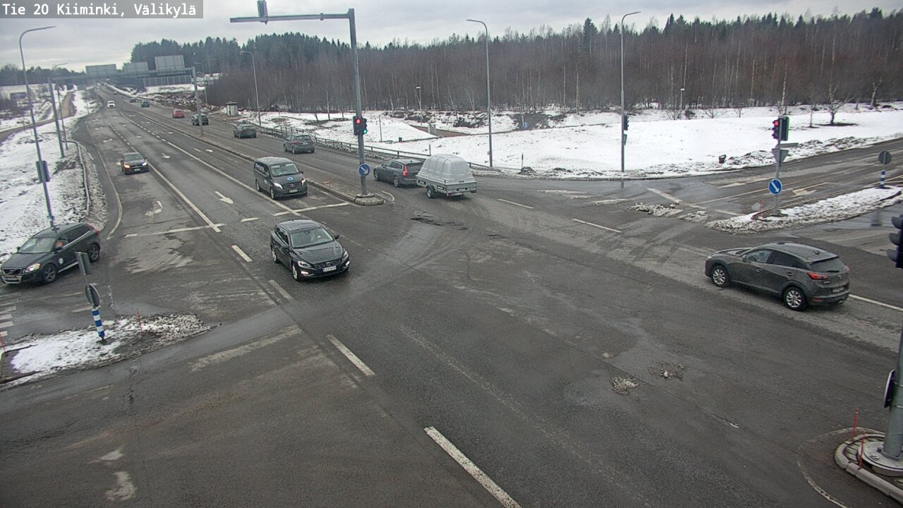 Weather Camera Image Road 20 Oulu Kiiminki, Välikylä, Oulu, Pohjois-Pohjanmaa