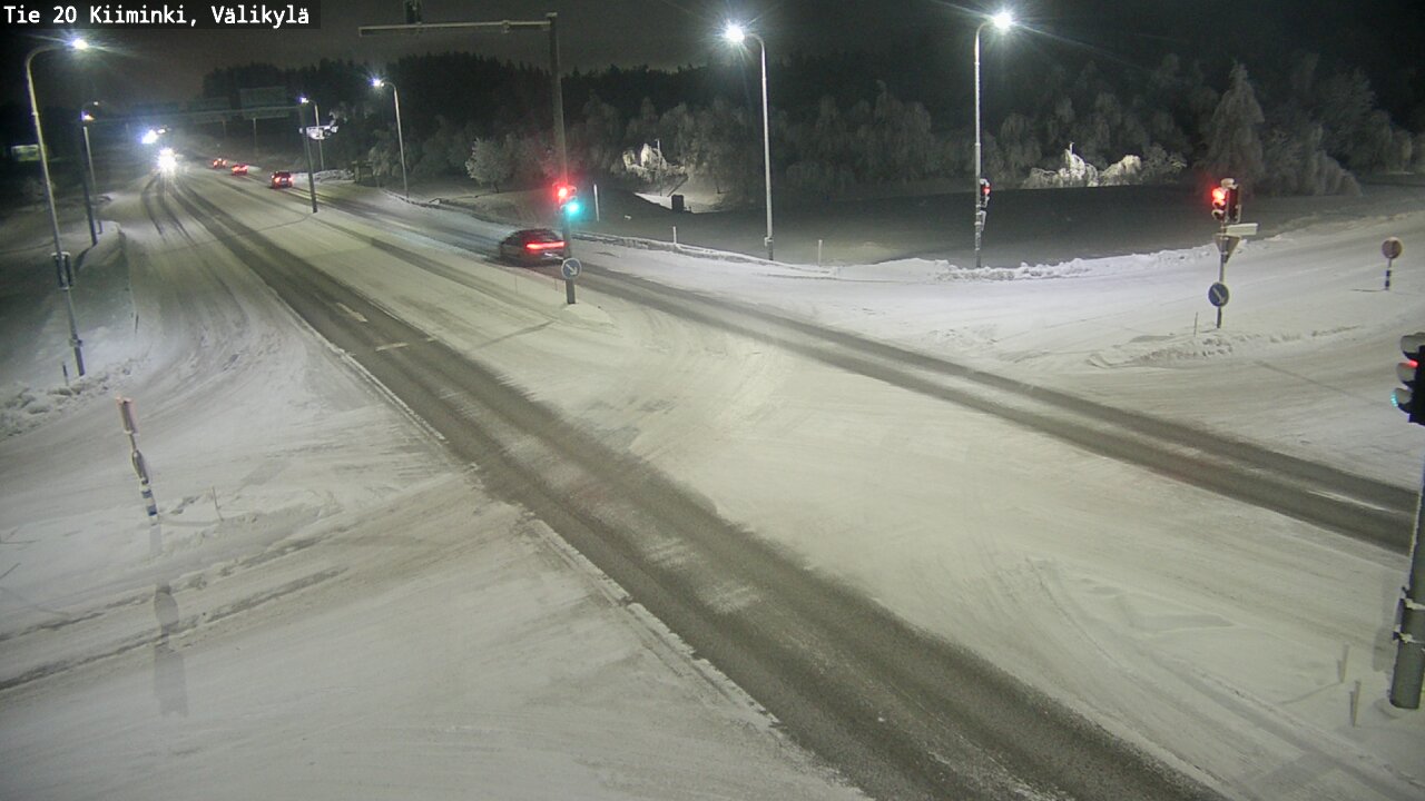 Weather Camera Image Road 20 Oulu Kiiminki, Välikylä, Oulu, Pohjois-Pohjanmaa