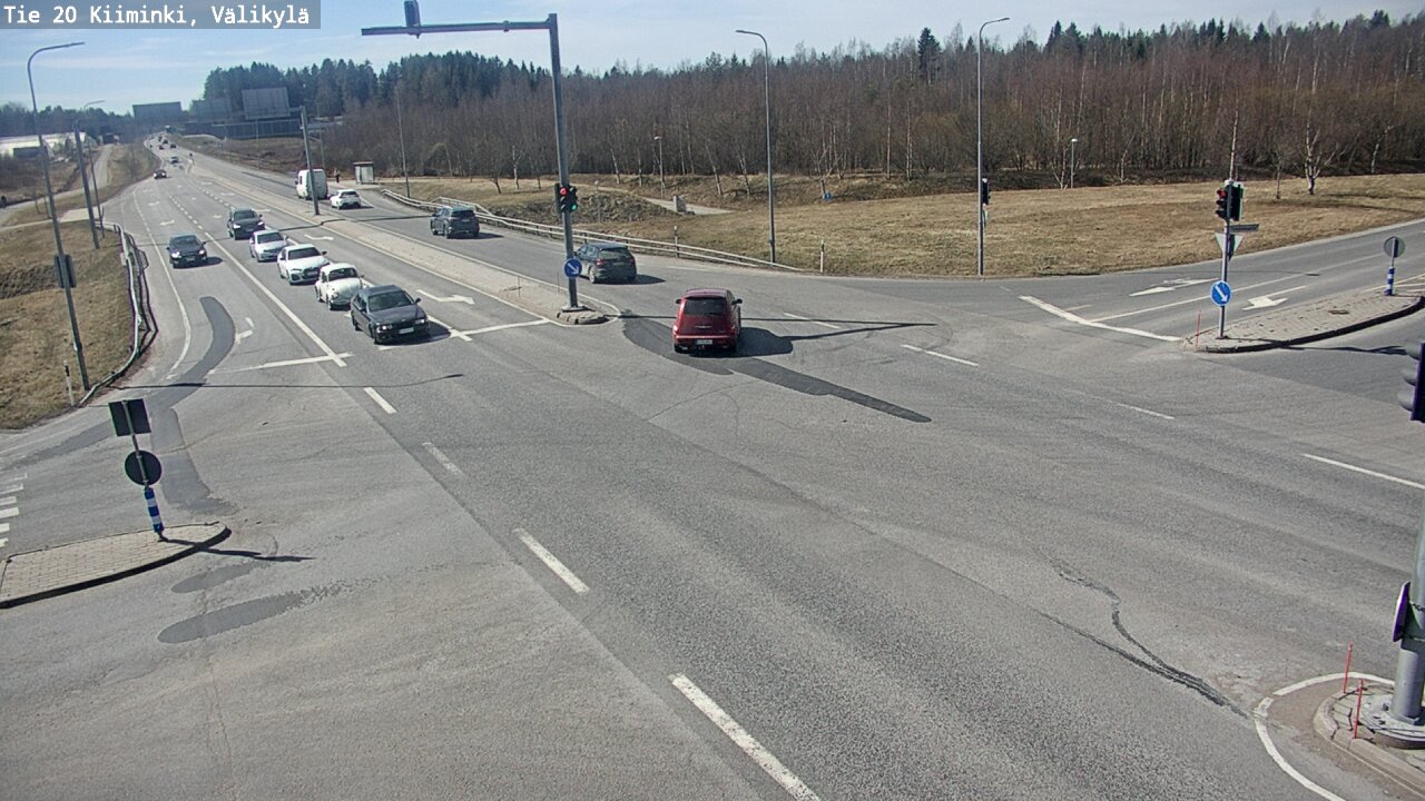 Weather Camera Image Road 20 Oulu Kiiminki, Välikylä, Oulu, Pohjois-Pohjanmaa