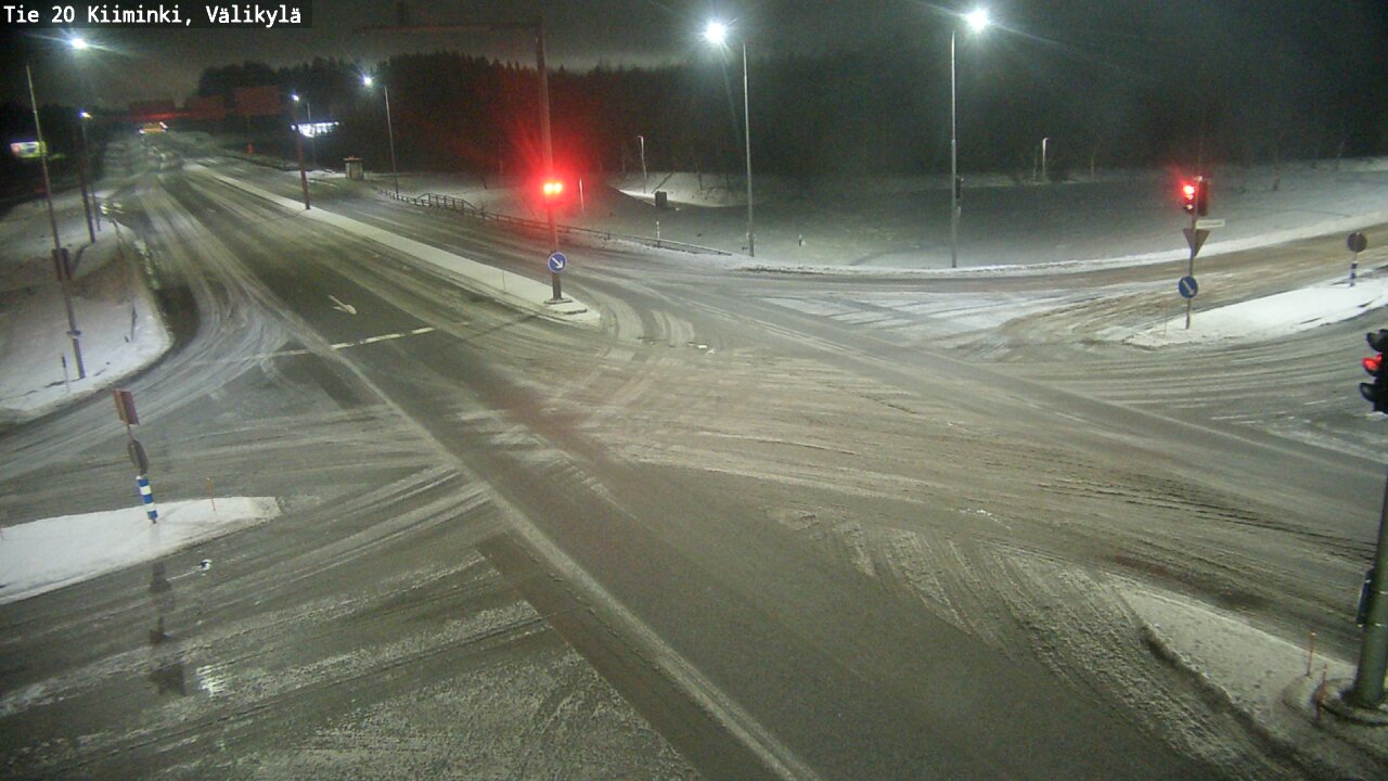 Weather Camera Image Road 20 Oulu Kiiminki, Välikylä, Oulu, Pohjois-Pohjanmaa
