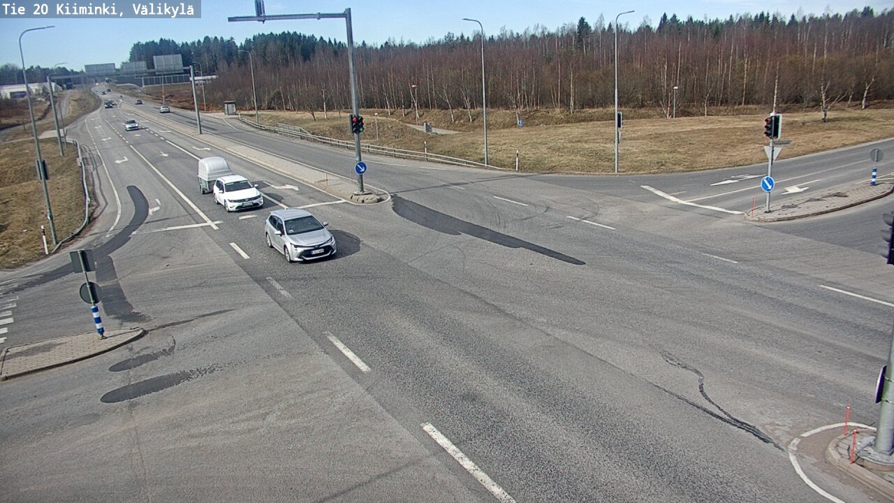 Weather Camera Image Road 20 Oulu Kiiminki, Välikylä, Oulu, Pohjois-Pohjanmaa