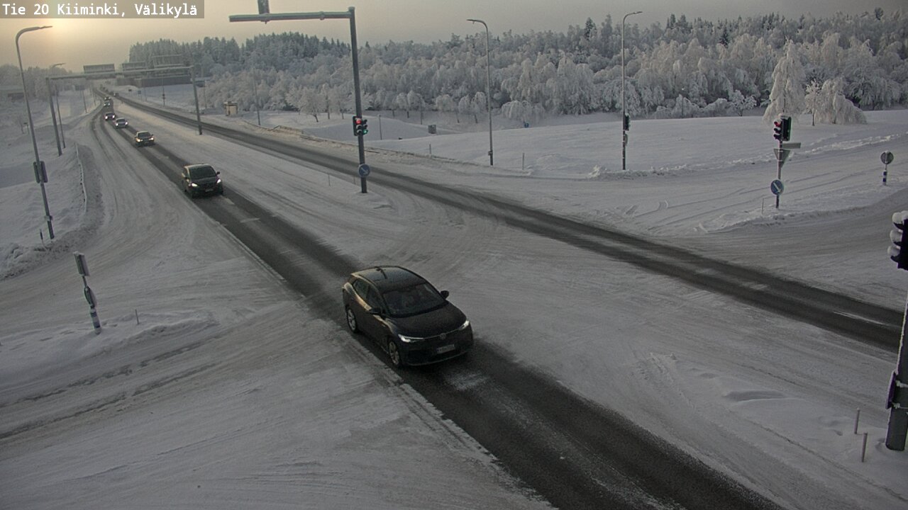 Weather Camera Image Road 20 Oulu Kiiminki, Välikylä, Oulu, Pohjois-Pohjanmaa