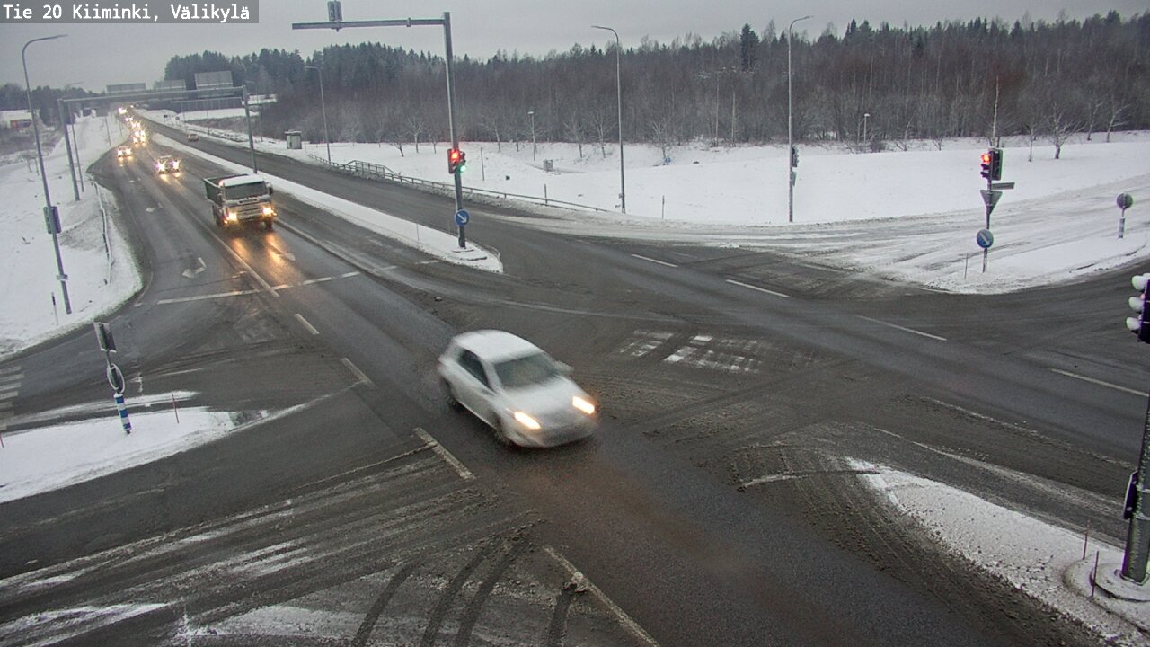 Weather Camera Image Väg 20 Uleåborg Kiiminki, Välikylä, Oulu, Pohjois-Pohjanmaa