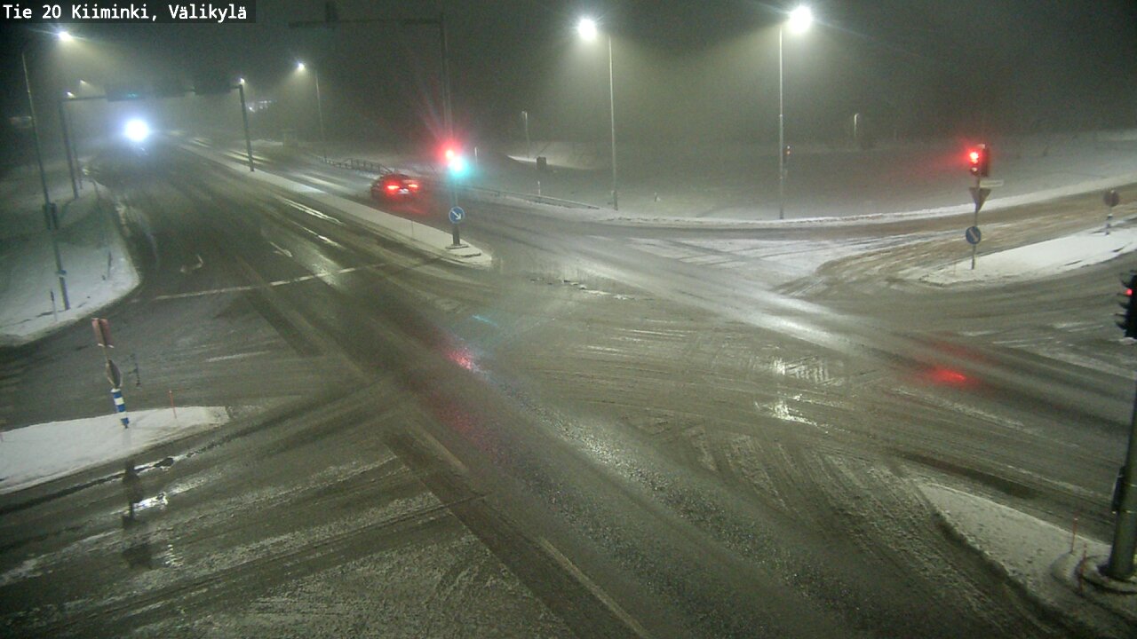Weather Camera Image Väg 20 Uleåborg Kiiminki, Välikylä, Oulu, Pohjois-Pohjanmaa
