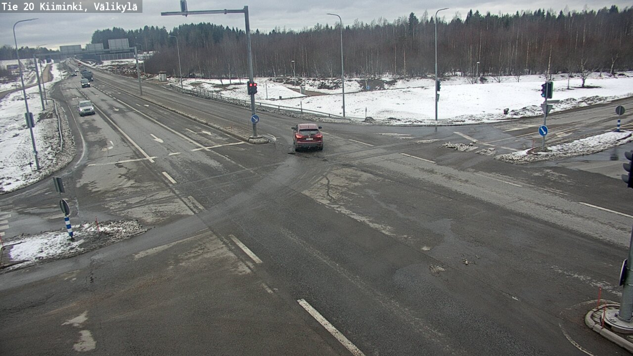 Weather Camera Image Road 20 Oulu Kiiminki, Välikylä, Oulu, Pohjois-Pohjanmaa