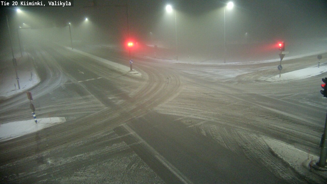Weather Camera Image Road 20 Oulu Kiiminki, Välikylä, Oulu, Pohjois-Pohjanmaa