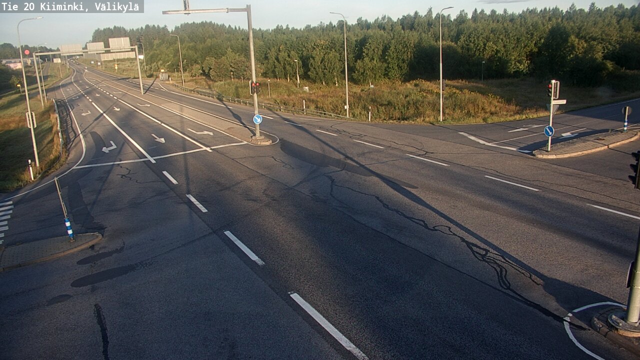 Weather Camera Image Road 20 Oulu Kiiminki, Välikylä, Oulu, Pohjois-Pohjanmaa
