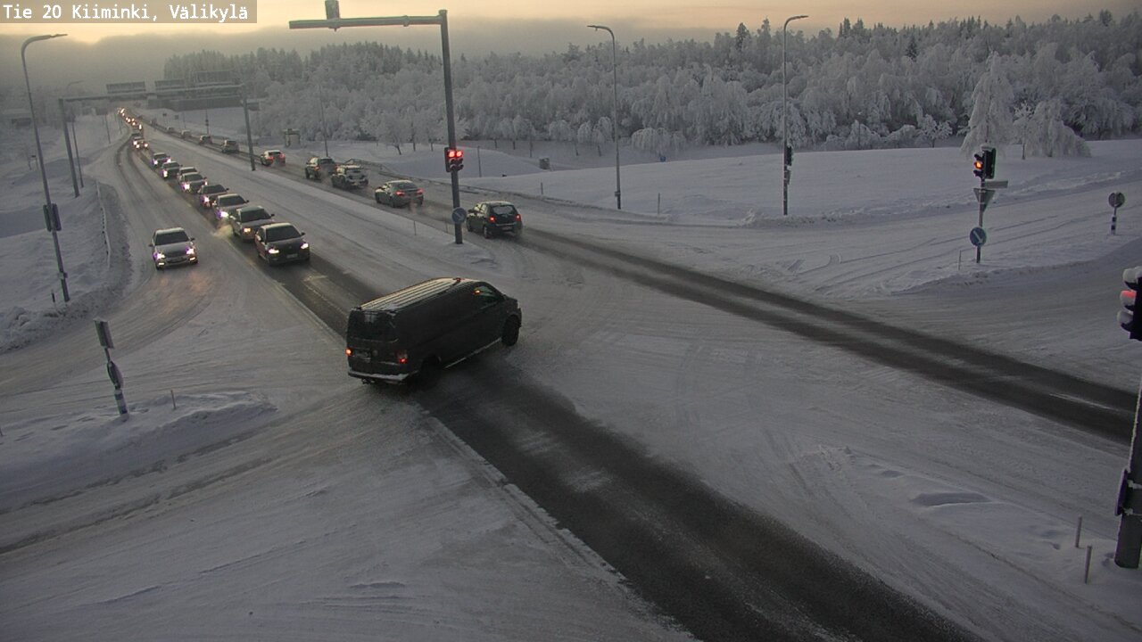 Weather Camera Image Road 20 Oulu Kiiminki, Välikylä, Oulu, Pohjois-Pohjanmaa