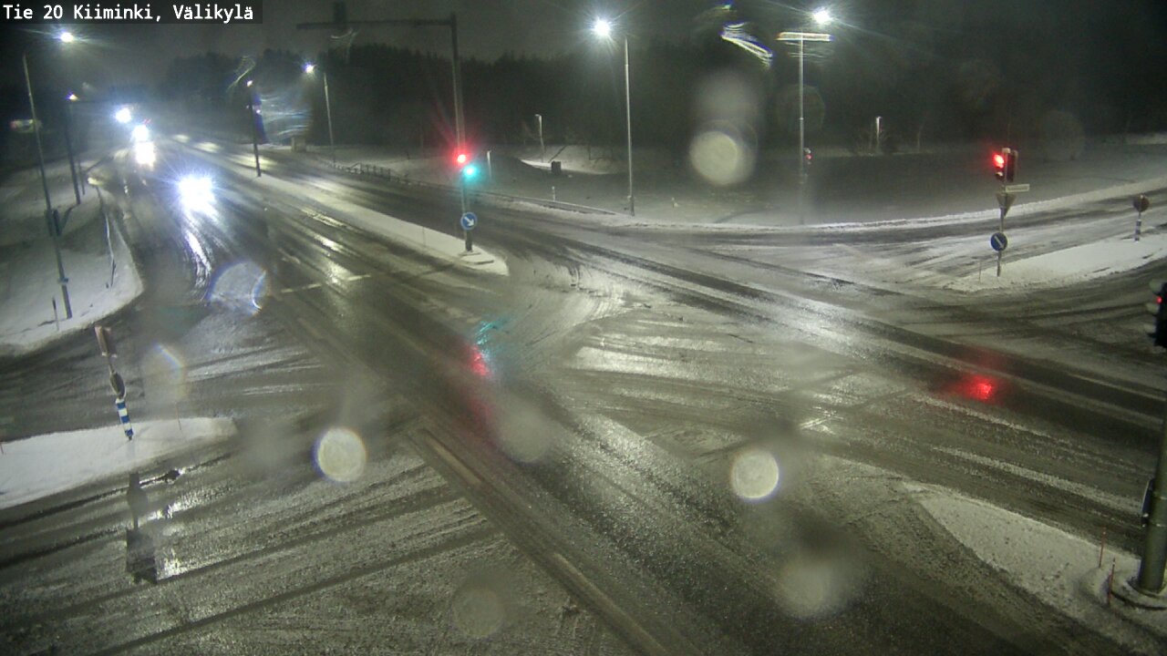 Weather Camera Image Väg 20 Uleåborg Kiiminki, Välikylä, Oulu, Pohjois-Pohjanmaa