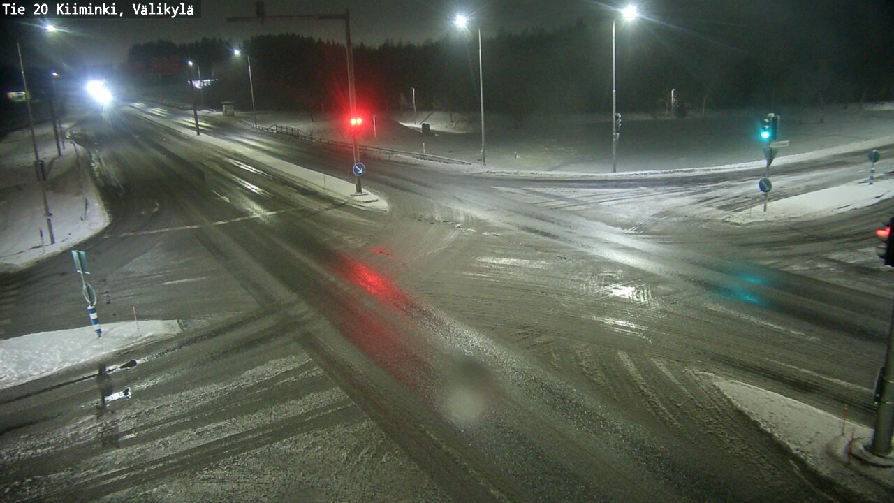 Weather Camera Image Väg 20 Uleåborg Kiiminki, Välikylä, Oulu, Pohjois-Pohjanmaa