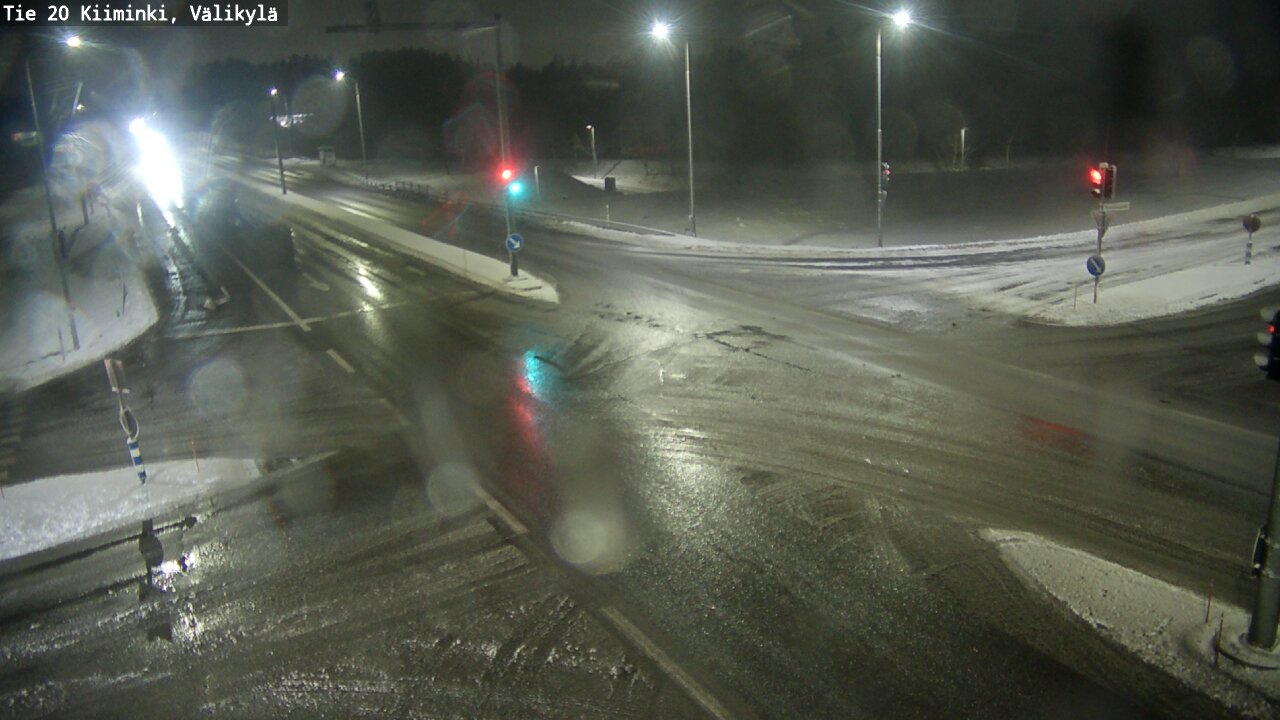 Weather Camera Image Väg 20 Uleåborg Kiiminki, Välikylä, Oulu, Pohjois-Pohjanmaa