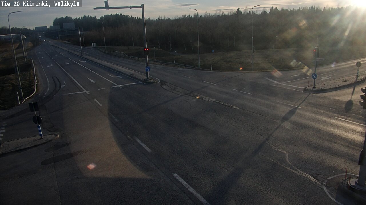 Weather Camera Image Road 20 Oulu Kiiminki, Välikylä, Oulu, Pohjois-Pohjanmaa