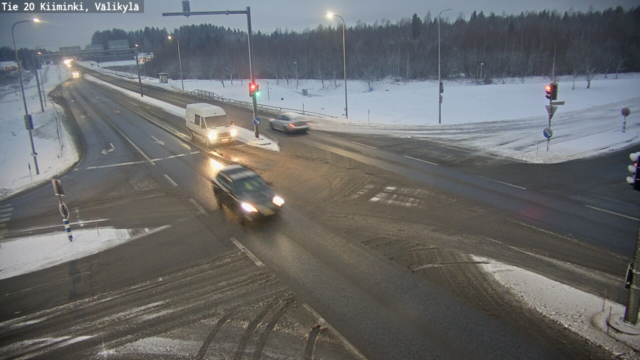 Weather Camera Image Väg 20 Uleåborg Kiiminki, Välikylä, Oulu, Pohjois-Pohjanmaa