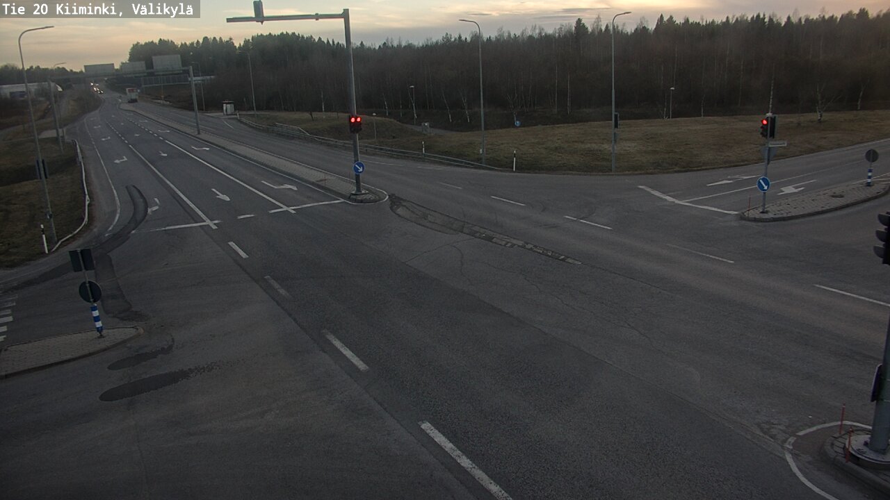 Weather Camera Image Road 20 Oulu Kiiminki, Välikylä, Oulu, Pohjois-Pohjanmaa
