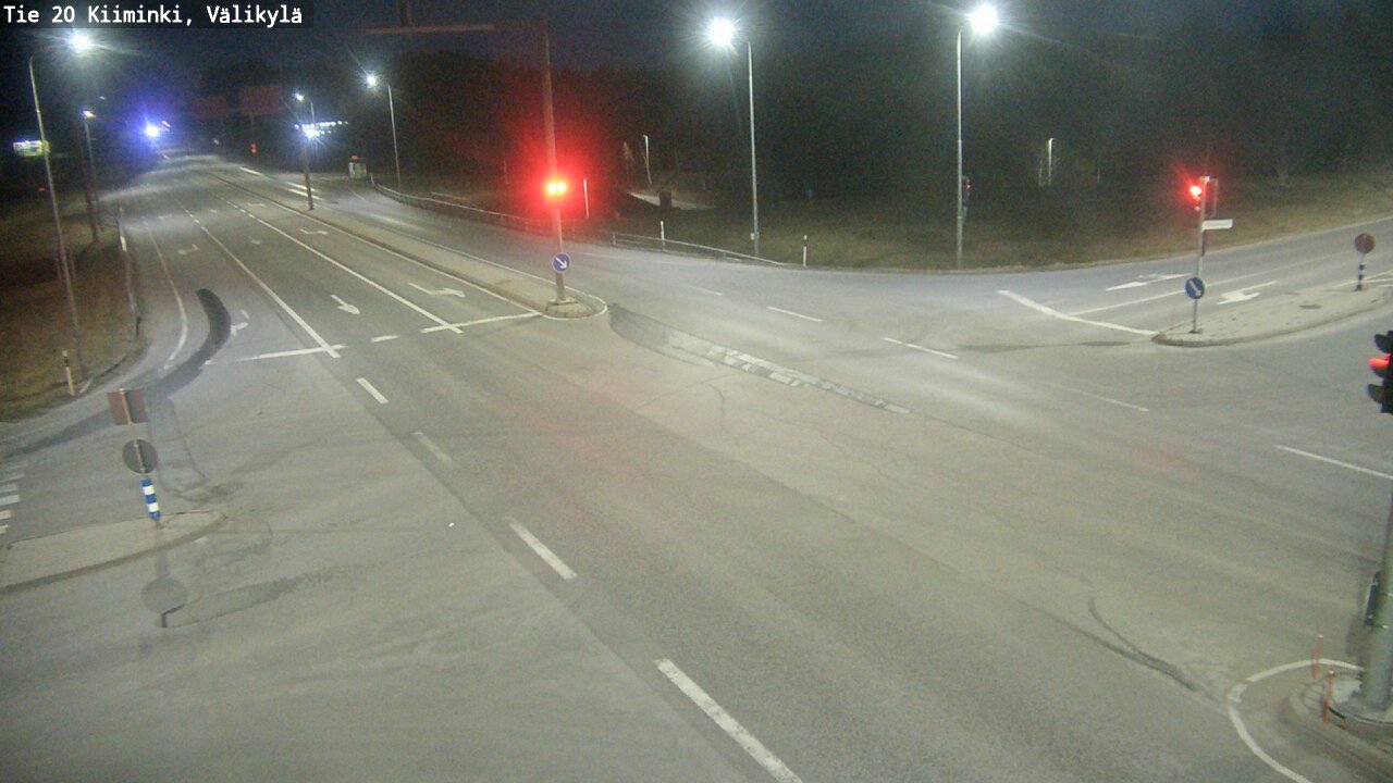 Weather Camera Image Road 20 Oulu Kiiminki, Välikylä, Oulu, Pohjois-Pohjanmaa