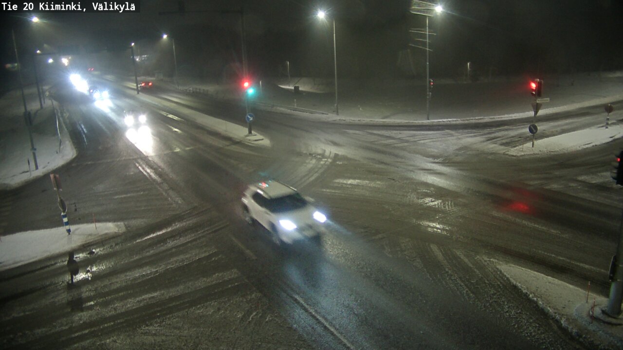 Weather Camera Image Väg 20 Uleåborg Kiiminki, Välikylä, Oulu, Pohjois-Pohjanmaa