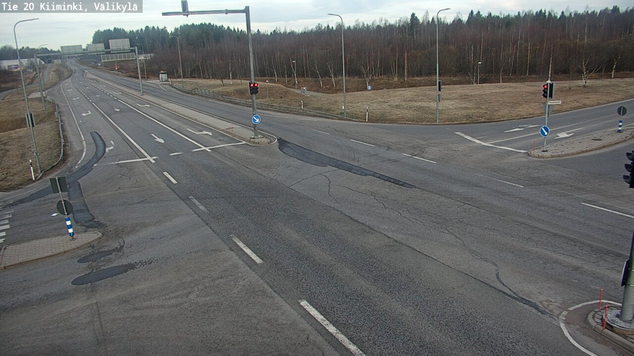 Weather Camera Image Road 20 Oulu Kiiminki, Välikylä, Oulu, Pohjois-Pohjanmaa