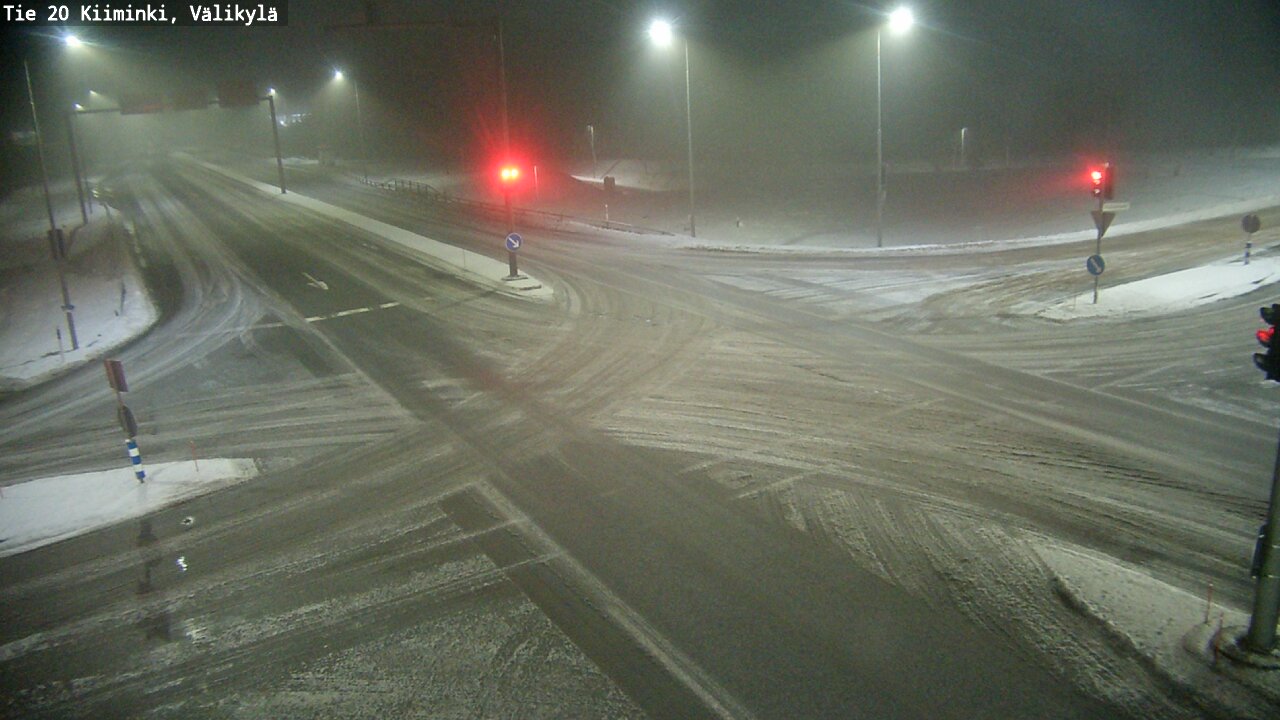 Weather Camera Image Road 20 Oulu Kiiminki, Välikylä, Oulu, Pohjois-Pohjanmaa