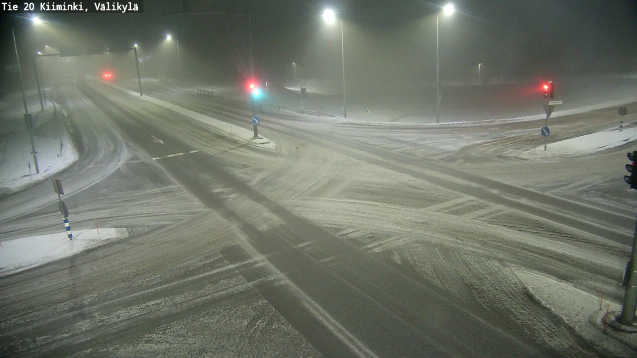 Weather Camera Image Road 20 Oulu Kiiminki, Välikylä, Oulu, Pohjois-Pohjanmaa