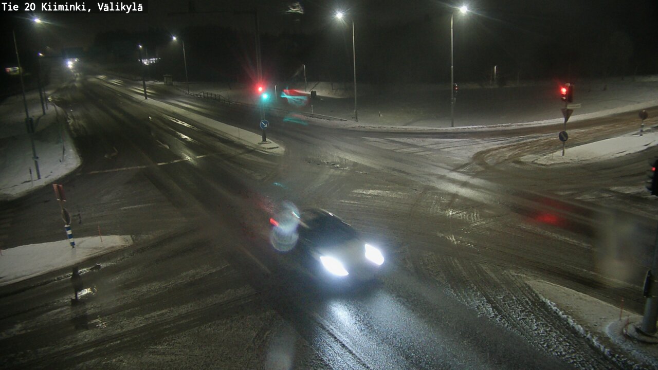 Weather Camera Image Väg 20 Uleåborg Kiiminki, Välikylä, Oulu, Pohjois-Pohjanmaa