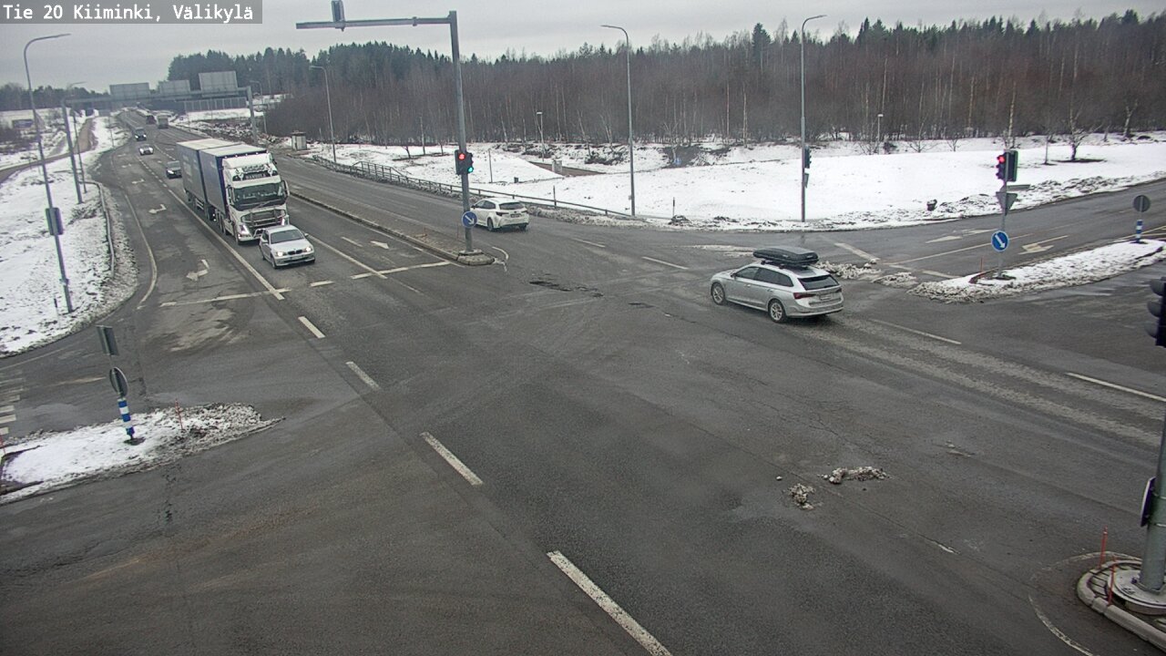 Weather Camera Image Road 20 Oulu Kiiminki, Välikylä, Oulu, Pohjois-Pohjanmaa