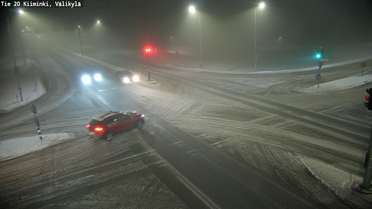 Weather Camera Image Road 20 Oulu Kiiminki, Välikylä, Oulu, Pohjois-Pohjanmaa