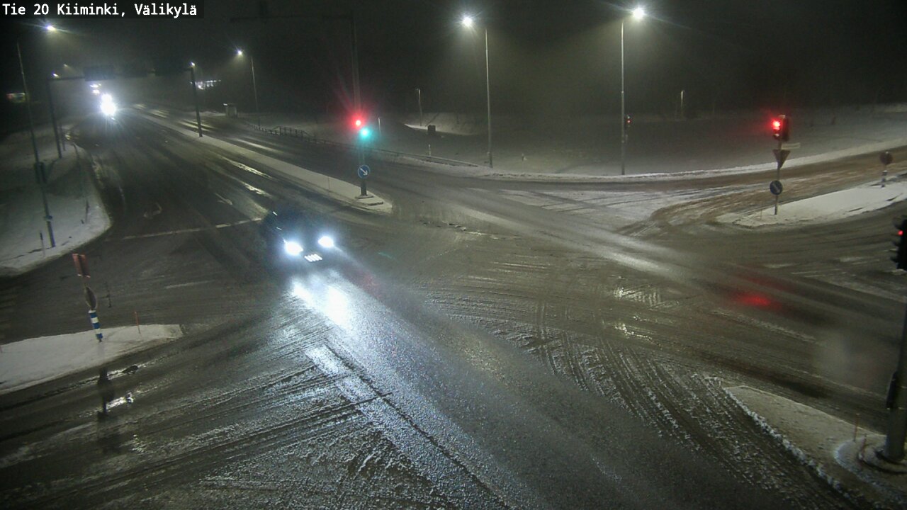 Weather Camera Image Väg 20 Uleåborg Kiiminki, Välikylä, Oulu, Pohjois-Pohjanmaa