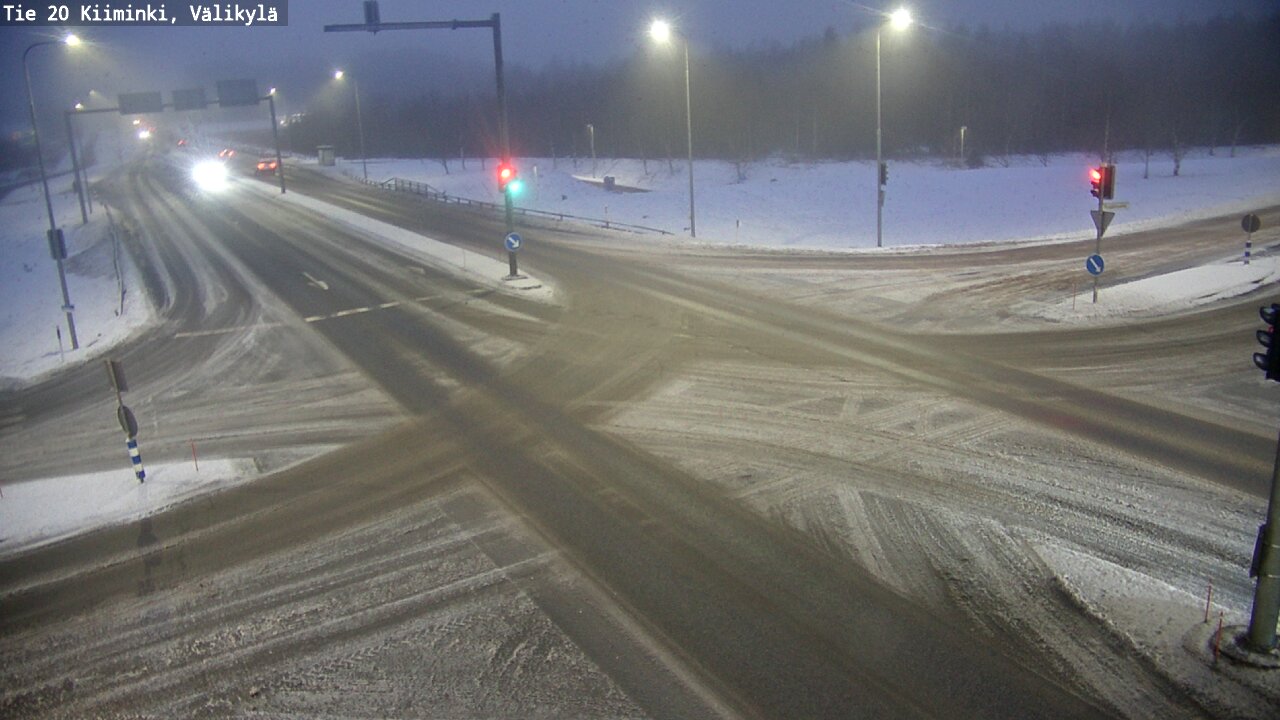 Weather Camera Image Road 20 Oulu Kiiminki, Välikylä, Oulu, Pohjois-Pohjanmaa