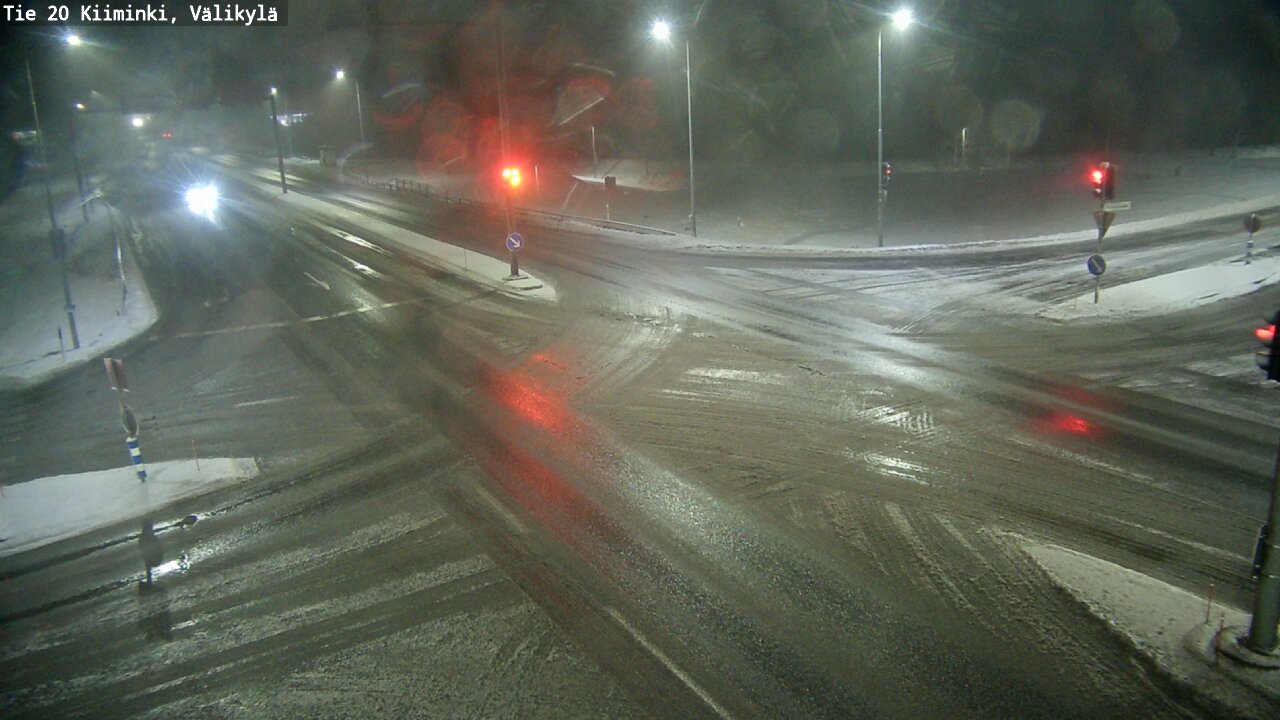 Weather Camera Image Väg 20 Uleåborg Kiiminki, Välikylä, Oulu, Pohjois-Pohjanmaa