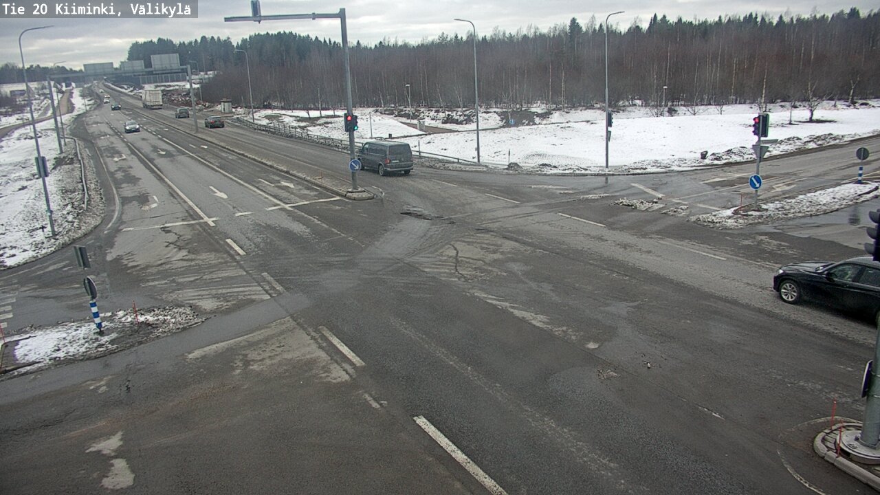 Weather Camera Image Road 20 Oulu Kiiminki, Välikylä, Oulu, Pohjois-Pohjanmaa
