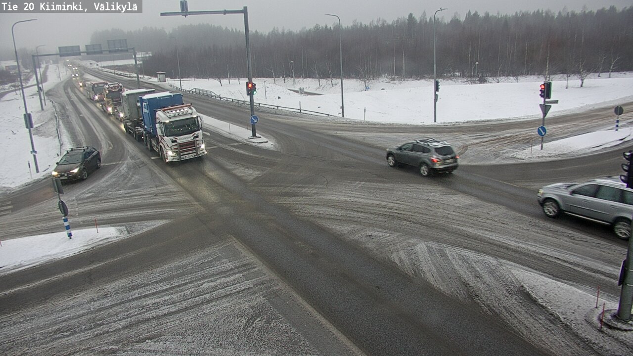 Weather Camera Image Road 20 Oulu Kiiminki, Välikylä, Oulu, Pohjois-Pohjanmaa